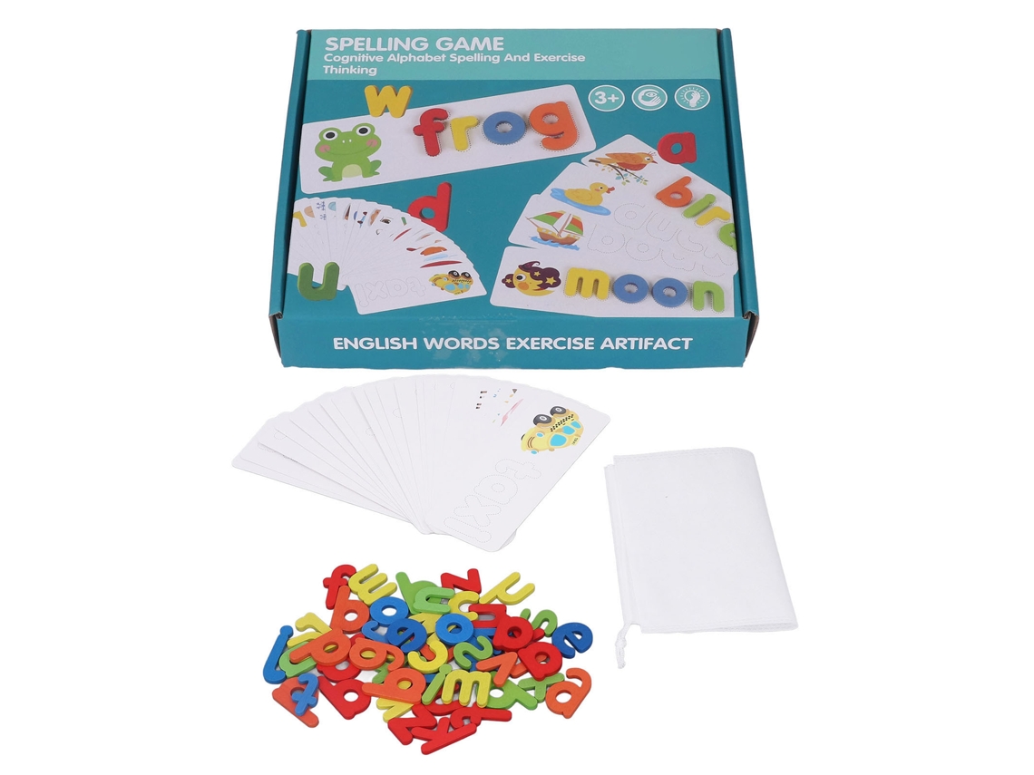 Jogo educativo de alfabetização e aprendizado de letras para crianças a partir de 3 anos: Quebra-cabeça do alfabeto