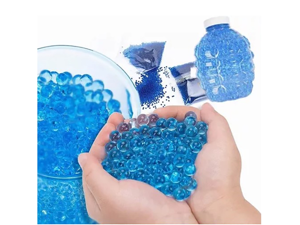 Rebe-50.000 Balas De Gel Para Blaster 7-8mm Azules Ecológicas Perlas De Agua Para Juegos Infantiles