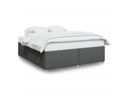 Bed Frame, Bed Frames Vidaxl Cinzeto Tecido (180 X 200 Cm)
