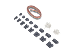 Kit De Conectores Jumpers Laxiscreed 2p A 9p Com Conectores Macho E Fêmea