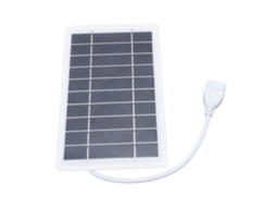 Carregador Solar Portátil Com 2 Saídas Usb