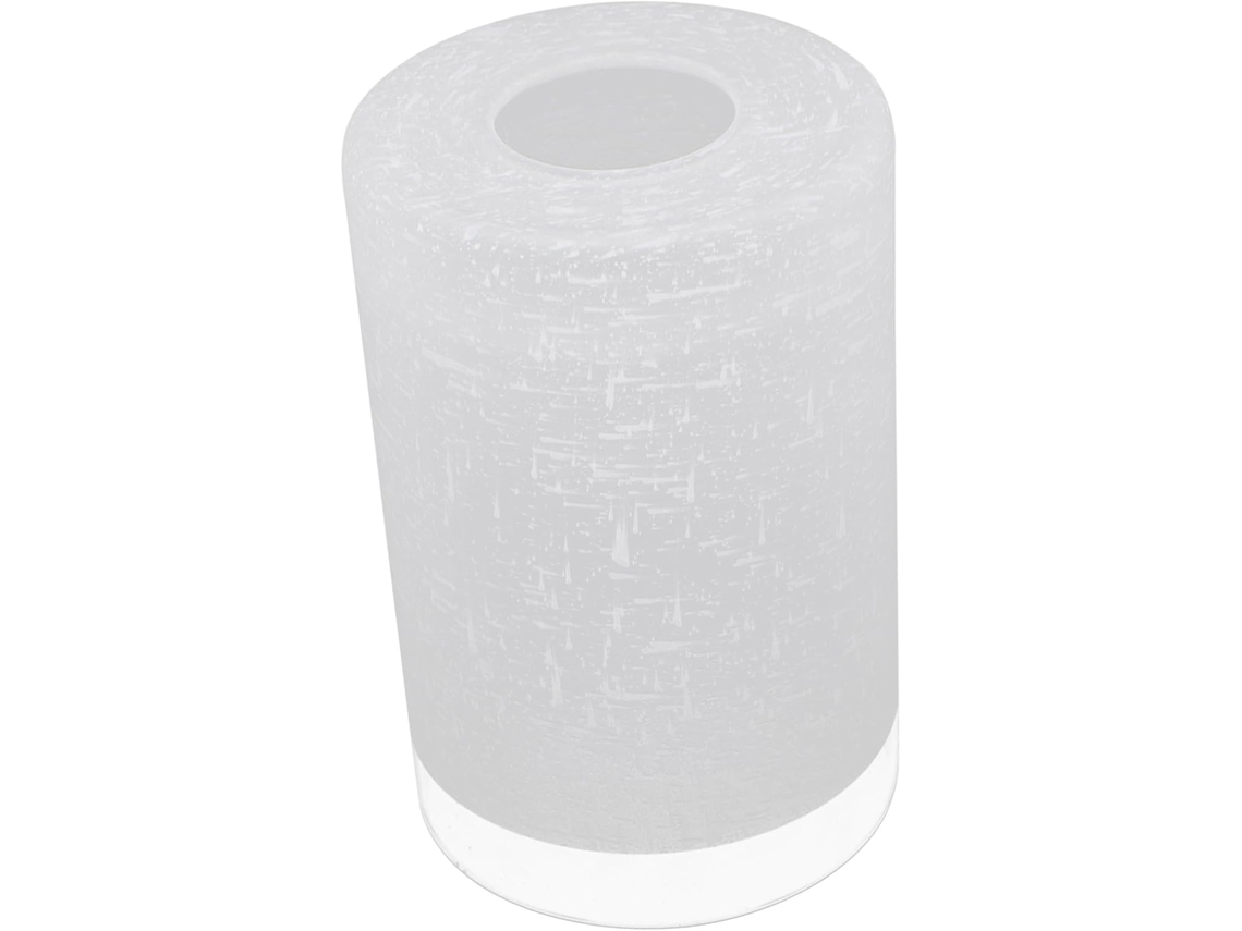 Vidro Cilíndrico Branco Para Luminárias E Acessórios, Proteção Para Os Olhos, Ideal Para Pendurar.
