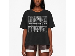 Rockinstone Terminator Dark Fate Groupshot Black Adult T-shirt Size:xxl