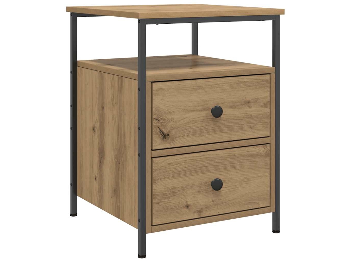 Mesa Cabeceira Derivados Madeira Carvalho Artisiano MAISON EXCLUSIVE (44x45x60 cm)