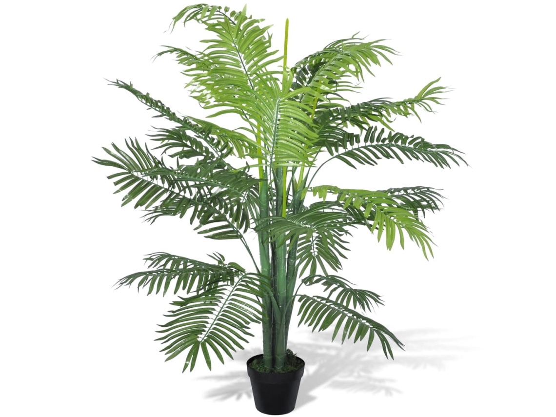 Palmeira Fénix Artificial, Com Vaso, 130 Cm