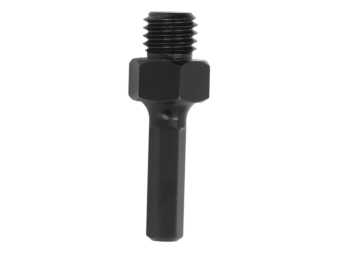 Adaptador de haste de aço liga com encaixe hexagonal para conversor de esmerilhadeira angular para furadeira elétrica 5/8-11 pol.