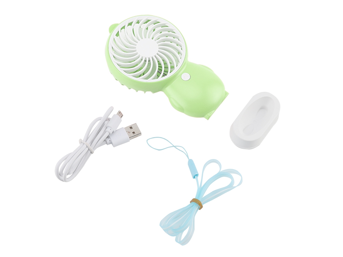 Ventilador Mini Portátil Laxiscreed Com Design Divertido, Recarregável Por Usb Para Máxima Comodidade