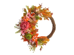 Laxiscreed Flor De Abóbora Artificial Orange Harvest Para Decoração De Casa E Jardim
