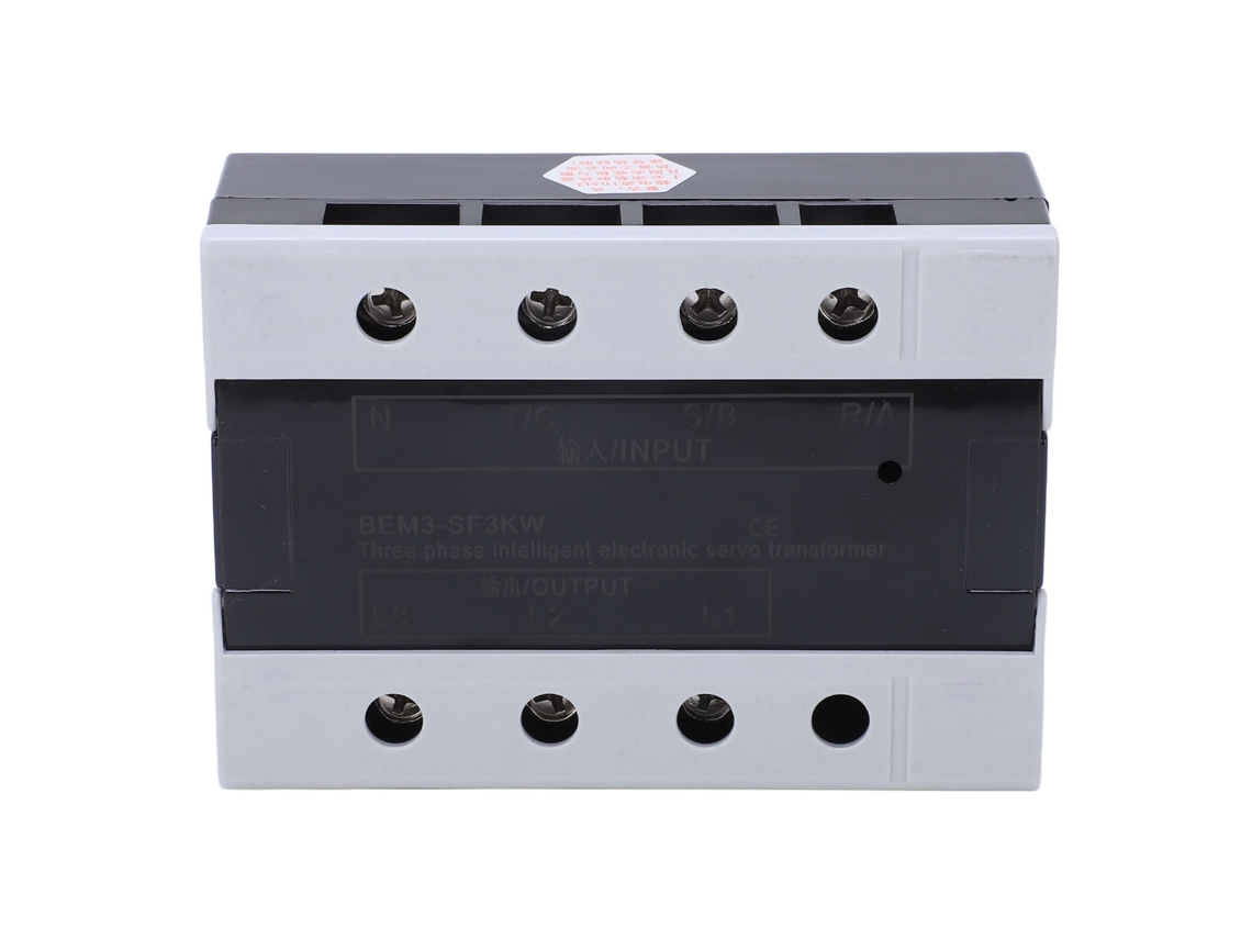Transformador servo trifásico 3kw entrada 360-420v saída 200v controle automático com MARCA
