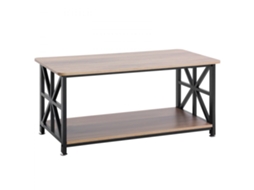 Mesa De Apoio Retangular Rústica 1000x500x465mm Com Compartimento Tekmaquinas