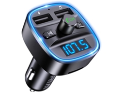 Transmissor Fm Bluetooth Veicular, Usb, Carga Rápida