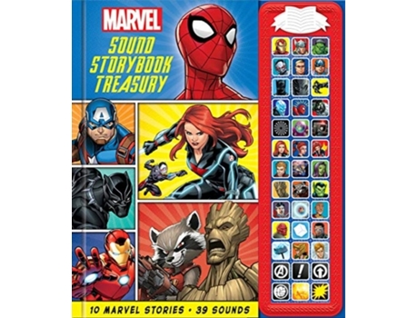 Livro Marvel Sound Storybook Treasury de Pi Kids (Inglês - Capa Dura)
