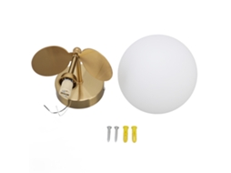 Luminária de Parede Led Moderna e Minimalista com Fundo G9 CHABERLU