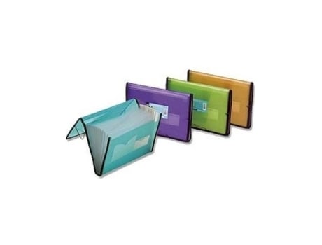 Livro Carpeta Fuelle A4 Color Violeta Polipropileno 12 Departamentos Con Ribete Y Cierre Con Gomas De Desconocido (espanhol)