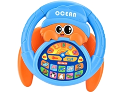 Volante Brinquedo Educativo EIFSON Forma de U com Luz e Música (oceano)