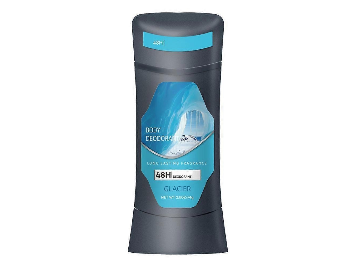 Glacier Solid Body Deodorant Stick - 48h Freshness, Non Greasy--glacier