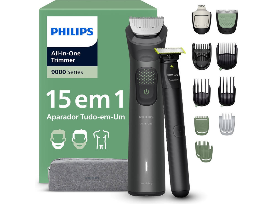 Aparador Multifunções PHILIPS MG9531/15 (Autonomia: 120 min - Bateria - Preto)
