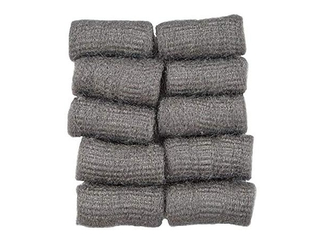 Estropajo acero fontanero  bolsa 10