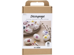 Kit De Decoupage De Páscoa Da Creativ Company Para Crianças E Adultos.
