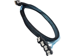 Cabo Adaptador Pcie De 4 Portas Sas4.0 Para 7 Pinos Com Design Em