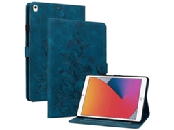 Capa Protetora De Couro Pu Com Impressão Digital, Compatível Com Ipad 10.2 (2021) / (2019) / (2020).