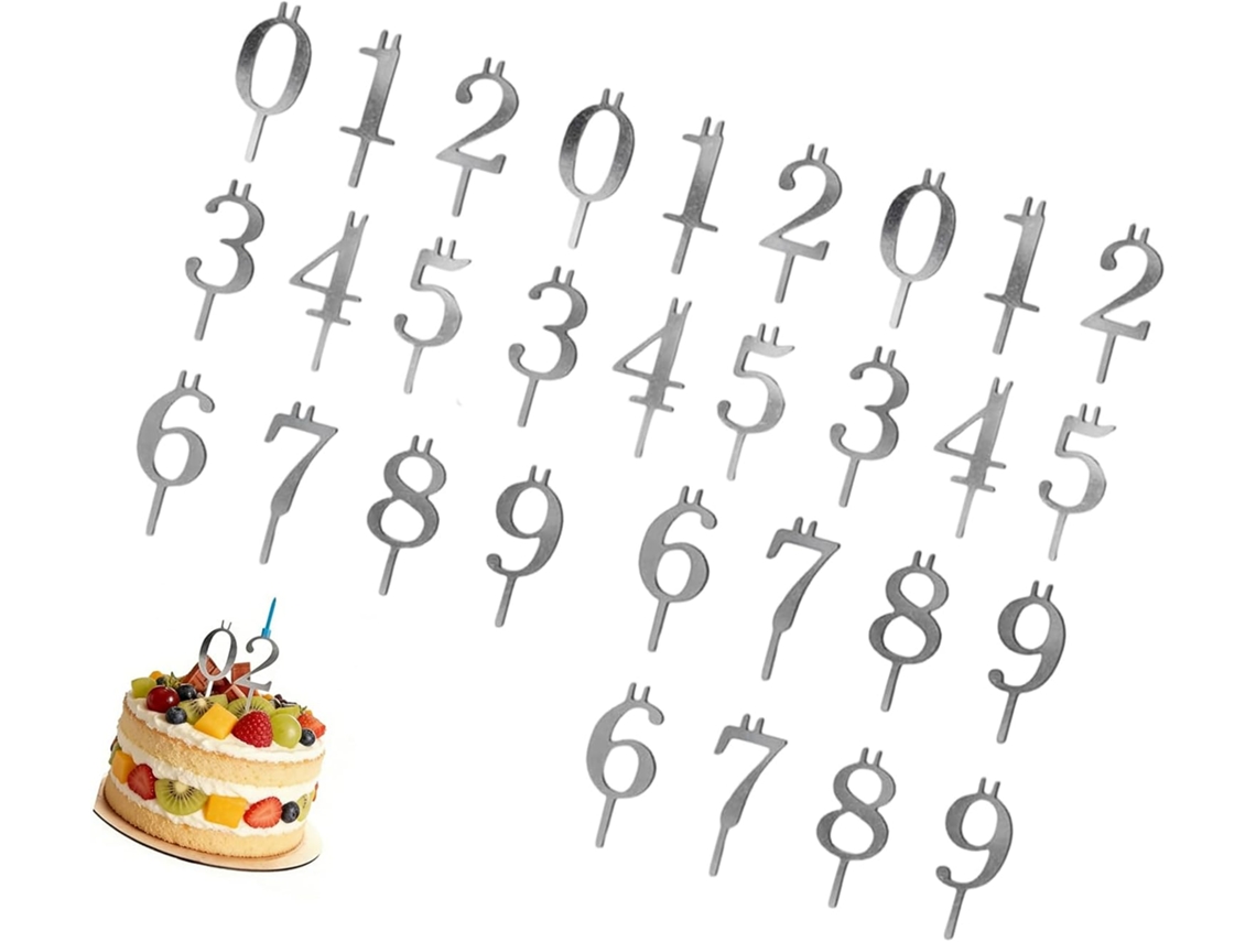 Versátil Topo De Bolo Digital, Suporte De Vela Digital Para Bolos De Aniversário E Ocasiões Especiais