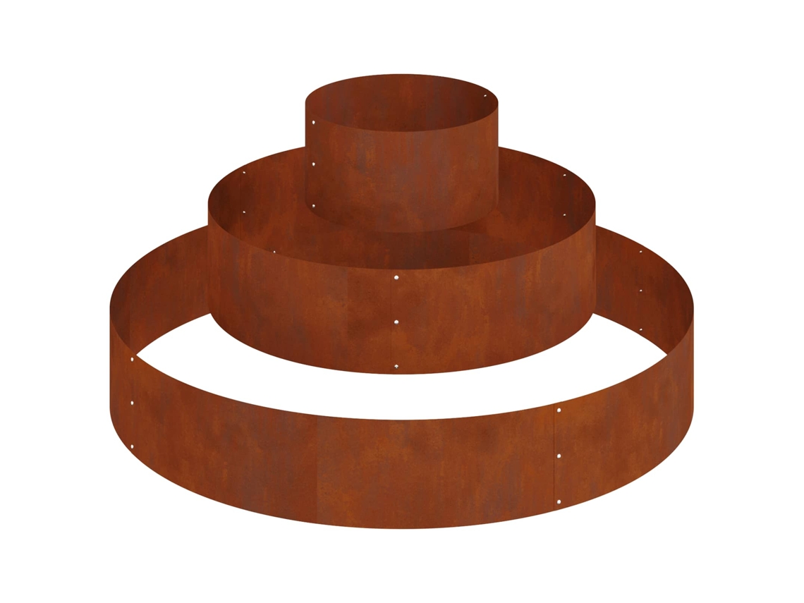 Floreira - Vaso de Jardim Castanho 120 X 120 X 20 Cm HARLANV1