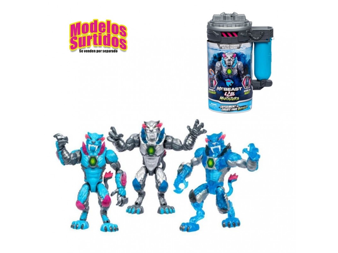 Mr. Beast Figuras Mutantes Asst FAMOSA