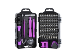 Conjunto De Chaves De Fenda De Aço Carbono Para Reparação De Relógios, Telefones Móveis E Eletrônicos Roxo