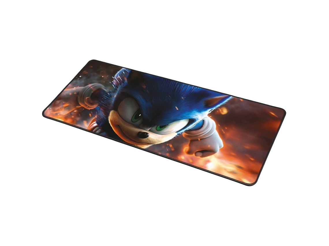 Mousepad Sonic The Hedgehog 90x40 Cm Jogos Brilvibera