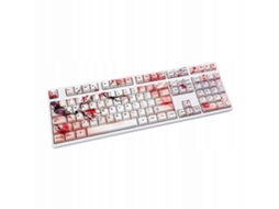 Lurelia Keycaps 108 Peças, Pbt, Dye-sub, Cor Rosa Para Teclado Mecânico