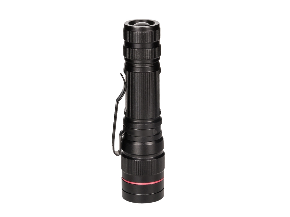 Lanterna Led Uv Preta, Luz De 395 Nm, 3 Modos, Preta, 1 Unidade Aquaforge