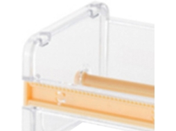 Rolo De Fita Adesiva Transparente Longa Duração, Para Armazenamento Organizado, Com Barras Serrilhadas De 1, 2cm Para