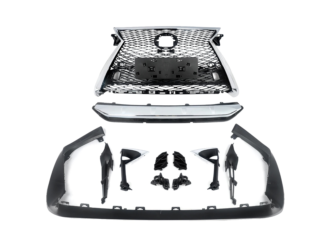Grade Frontal, Compatível Com Lexus Rx350 Rx350l Rx450h 2016 - 2019, Estilo Esportivo, Material Abs, Cromo