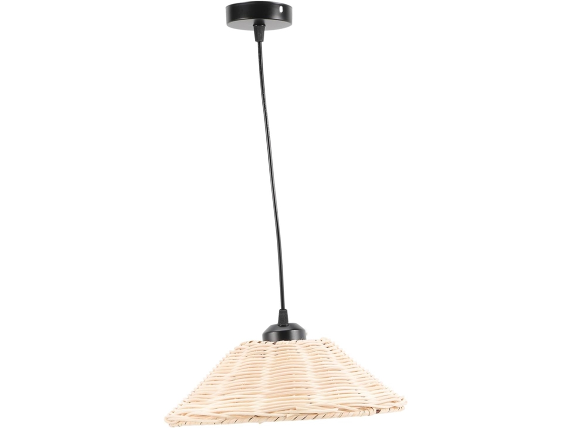 Lustre de Teto Suspenso em Rattan Natural Trançado, Iluminação Interna, Estilo Japonês. SFUSHOS