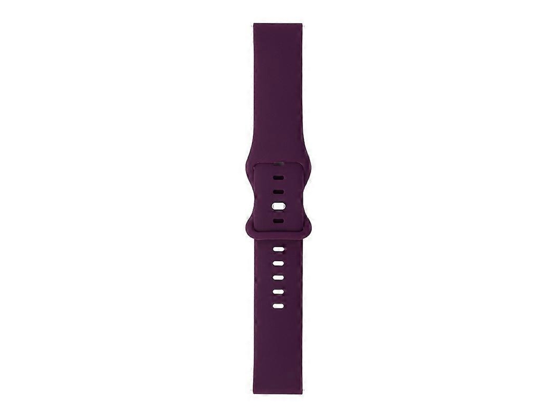 Pulseira De Silicone Com 8 Fivelas Para Huawei Watch Gt 2 Pro 46mm (vermelho Vinho)