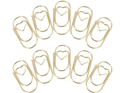 200 prendedores Golden Years Criativos para organizar documentos, envelopes e cadernos para mesa, escola e casa.