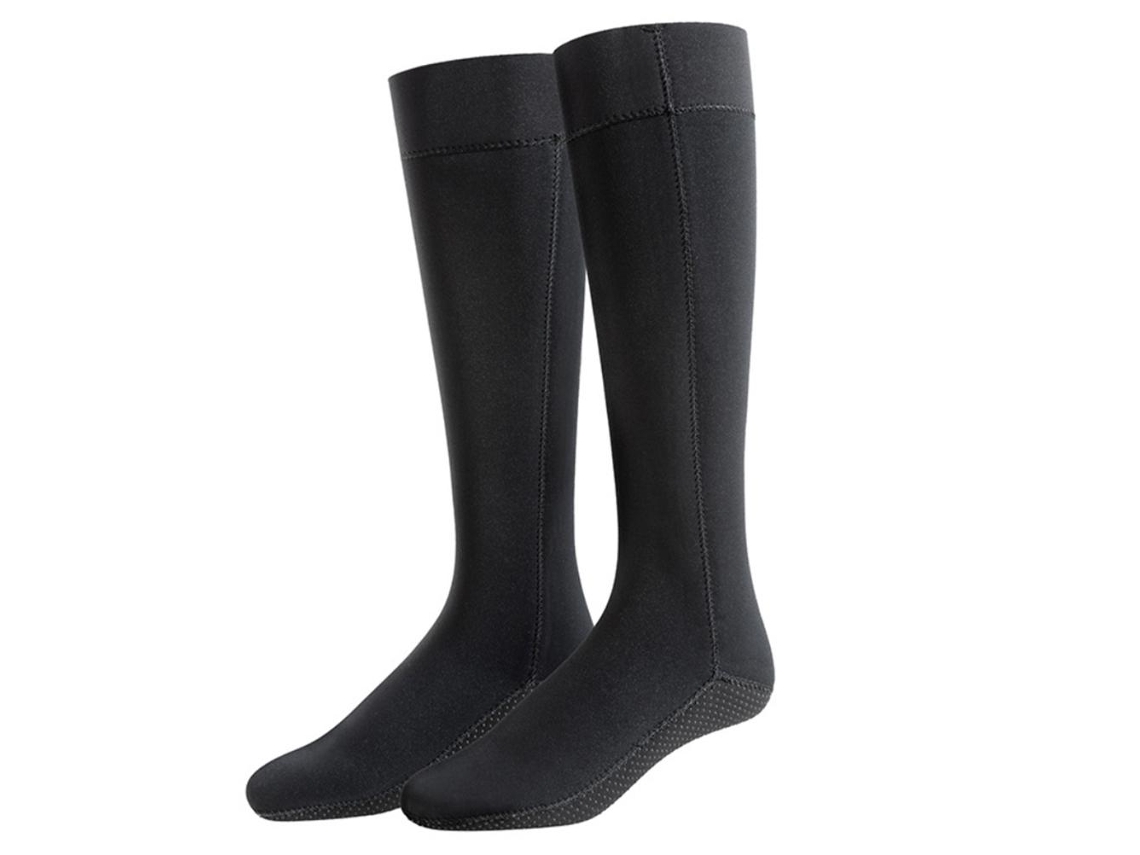 Meias de Mergulho Longas de Neoprene 3mm S/MARCA