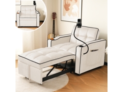 Cama 3-em-1 83x167x76cm, Porta-copos, Suporte Celular.-kd