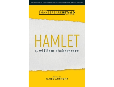 Livro Hamlet de William Shakespeare e James Anthony (Inglês)