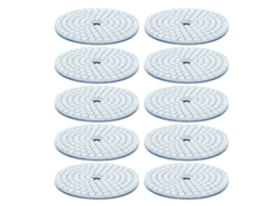 10 Peças De Pad De Polimento De Diamante Úmido De 3 Polegadas, Disco De Lixamento Suave, Acessórios De Polidor Para Granito E Mármore, Grit 50