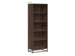 Bookcase, Bookcases Vidaxl Marrom Madeira Processada (n/a)