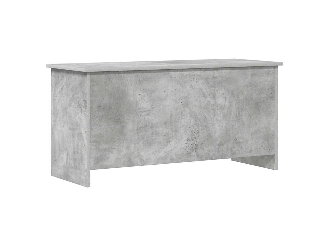 Conjunto 1 Baú De Armazenamento Vidaxl Cinzento Derivados De Madeira (100 X 40 X 50 Cm)