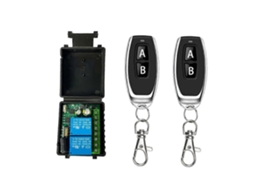 Controle Remoto Para 433mhz Rf Dc6v-30v 2ch Rele Receiver Com Garage Porta Luz C
