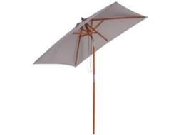 Guarda sol Cinza 200x150x235cm, 3 Níveis, Retangular, Uv, Dobrável . Ge (réplica)