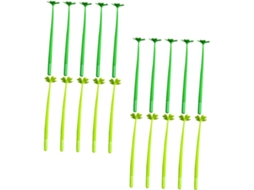 Conjunto De 20 Canetas Em Gel Com Formato Flor, Feitas Polietileno