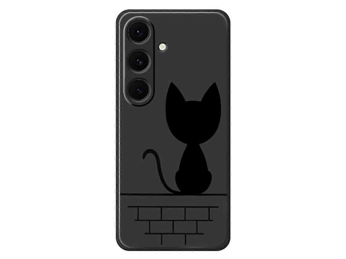 Capa Tpu Para Samsung Galaxy S24 Fe, Preta, Elysve