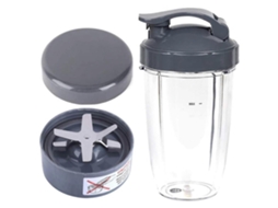Kit De Acessórios Compatível Com Nutribullet, Tampa E Lâmina Copo 24 Onças Aquaforge