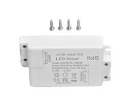 Driver de Led com Entrada Ac100 240v 0, 35a e Saída Dc12v 0, 5a CHABERLU