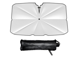 Paraguas Parasol para Parabrisas de Coche Plegable, Varilla Flexible Ajustable 360°, 79x14 Uyn